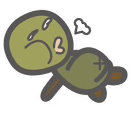 i am toshio tochi.it is a turtle. sticker #6679653