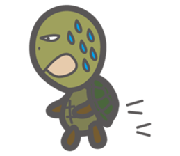 i am toshio tochi.it is a turtle. sticker #6679656