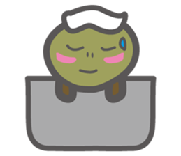 i am toshio tochi.it is a turtle. sticker #6679659