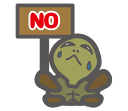 i am toshio tochi.it is a turtle. sticker #6679663