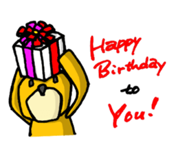 It's with all the wear of a bear. ver3 sticker #6679837