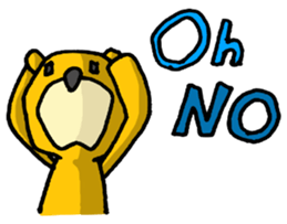 It's with all the wear of a bear. ver3 sticker #6679863