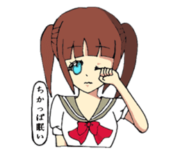 Hakata dialect system girl sprouted sticker #6680626