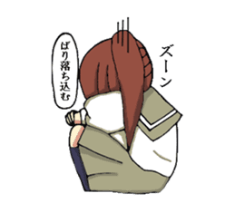 Hakata dialect system girl sprouted sticker #6680633