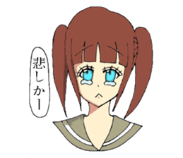 Hakata dialect system girl sprouted sticker #6680638