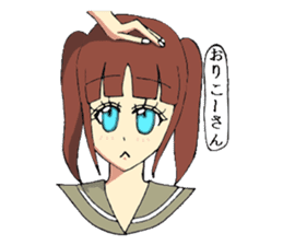 Hakata dialect system girl sprouted sticker #6680639
