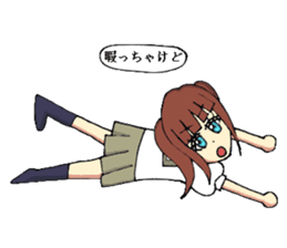 Hakata dialect system girl sprouted sticker #6680647