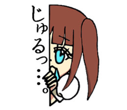 Hakata dialect system girl sprouted sticker #6680652