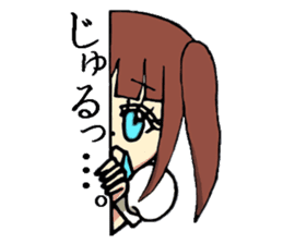 Hakata dialect system girl sprouted sticker #6680652