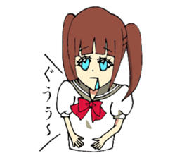 Hakata dialect system girl sprouted sticker #6680653