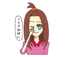 Hakata dialect system girl sprouted sticker #6680656
