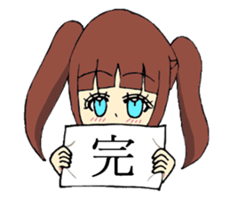 Hakata dialect system girl sprouted sticker #6680663