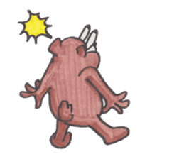Optical illusion Bear sticker #6680804