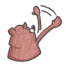 Optical illusion Bear sticker #6680816