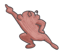 Optical illusion Bear sticker #6680823