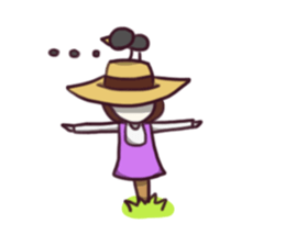 The scarecrow. sticker #6681105