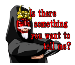 THE NINJA Roguish and serious sticker #6681389