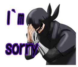 THE NINJA Roguish and serious sticker #6681411