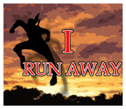 THE NINJA Roguish and serious sticker #6681421