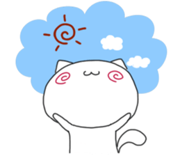 Sticker.spiral cat2 sticker #6681837