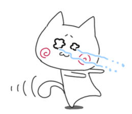 Sticker.spiral cat2 sticker #6681845