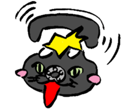 Japanese Cosplay Cat, Russianblue RB1.1 sticker #6682227