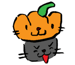 Japanese Cosplay Cat, Russianblue RB1.1 sticker #6682231