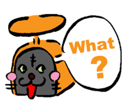 Japanese Cosplay Cat, Russianblue RB1.1 sticker #6682232