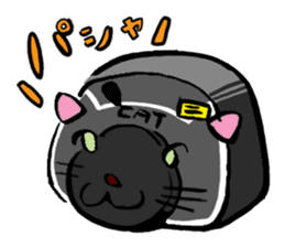 Japanese Cosplay Cat, Russianblue RB1.1 sticker #6682233