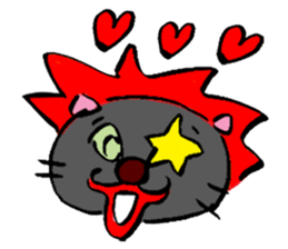 Japanese Cosplay Cat, Russianblue RB1.1 sticker #6682237