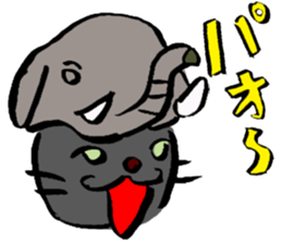 Japanese Cosplay Cat, Russianblue RB1.1 sticker #6682240