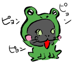 Japanese Cosplay Cat, Russianblue RB1.1 sticker #6682241