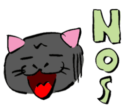 Japanese Cosplay Cat, Russianblue RB1.1 sticker #6682245