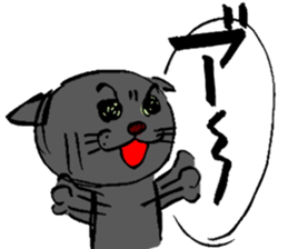 Japanese Cosplay Cat, Russianblue RB1.1 sticker #6682246