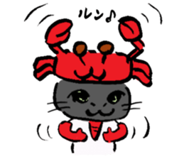 Japanese Cosplay Cat, Russianblue RB1.1 sticker #6682252