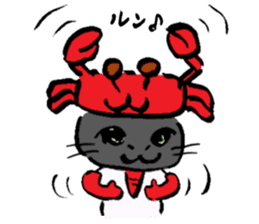 Japanese Cosplay Cat, Russianblue RB1.1 sticker #6682252