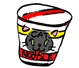 Japanese Cosplay Cat, Russianblue RB1.1 sticker #6682255