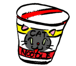 Japanese Cosplay Cat, Russianblue RB1.1 sticker #6682255