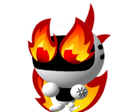 DOG LOVE CAT -FACE CUTE sticker #6682801