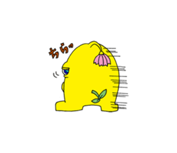 Floral monster sticker #6683123