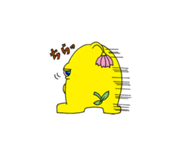 Floral monster sticker #6683123