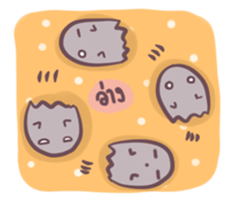 The cute ghost sticker #6683561