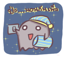 The cute ghost sticker #6683565