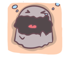 The cute ghost sticker #6683575