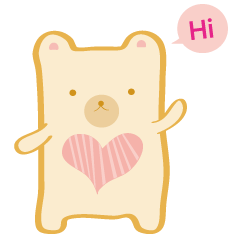 Block bear&Orange rabbit