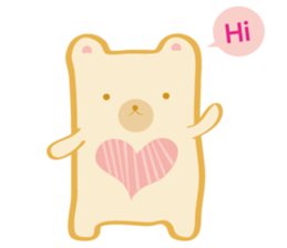 Block bear&Orange rabbit sticker #6683824