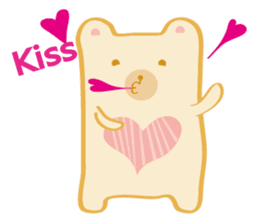 Block bear&Orange rabbit sticker #6683825