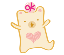 Block bear&Orange rabbit sticker #6683826