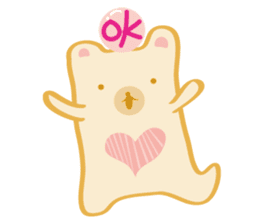 Block bear&Orange rabbit sticker #6683826