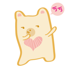 Block bear&Orange rabbit sticker #6683828